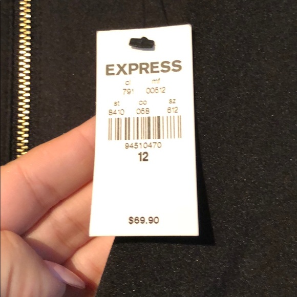 NWT Express Black Dress - Picture 4 of 5